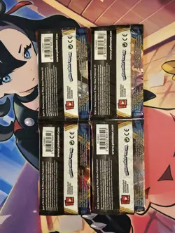 Pokemon TCG Sword and Shield Base Set Booster Pack Art Set Lot Of 4 Packs New - Image 3
