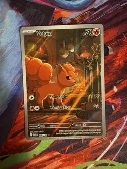 Vulpix 138/132 Illustration Rare ME01: Mega Evolution NM Pokemon - Image 1