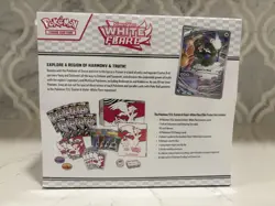 2025 Pokemon White Flare Factory Sealed Pokemon Center ETB Elite Trainer Box - Image 2