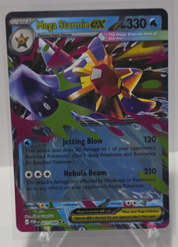 The Pokemon Company TCG Mega Starmie EX 021/088 POR EN Full Art Holo 330HP - Image 1