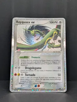Rayquaza ex 039 EX 039 Nintendo Holo Promo Rare Pokemon TCG ITALIAN LP - Image 3