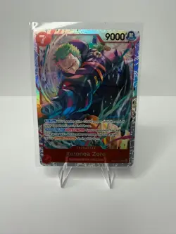 Roronoa Zoro EB04-007 Super Rare Adventure on Kami's Island One Piece Foil NM - Image 1