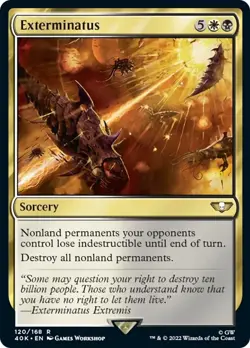 Exterminatus Warhammer 40,000 NM Sorcery Rare MAGIC MTG CARD ABUGames - Image 1