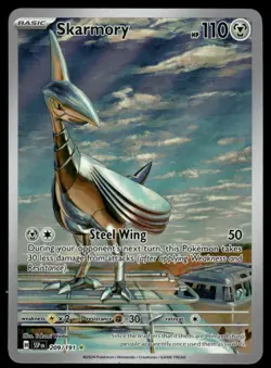 Pokemon Cards Skarmory 209/191 Surging Sparks Illustration Rare NM - Image 1
