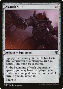 Assault Suit Commander 2016 NM Artifact Uncommon MAGIC GATHERING CARD ABUGames - Image 1
