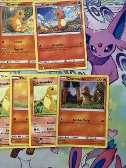 Pokemon Charmander & Eevee Card Lot/Bundle - Multiple Sets - Image 4