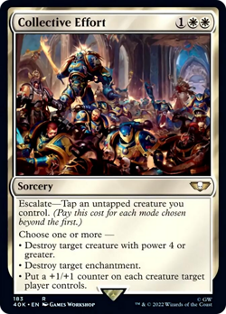Collective Effort Warhammer 40,000 NM Sorcery Rare MAGIC CARD ABUGames - Image 1