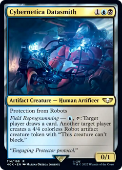 Cybernetica Datasmith Warhammer 40,000 NM Artifact Rare MTG CARD ABUGames - Image 1