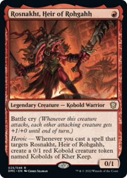 Rosnakht, Heir of Rohgahh FOIL Dominaria United Commander NM Rare CARD ABUGames - Image 1