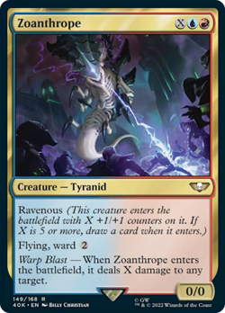 Zoanthrope Warhammer 40,000 NM Creature Rare MAGIC MTG CARD ABUGames - Image 1
