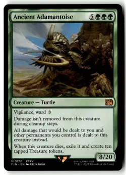 MTG Ancient Adamantoise [FIN - 172] NM 4-52 - Image 1