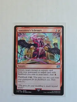 Sorceress's Schemes - Final Fantasy - NM - MTG Magic - Uncommon - Sorcery - Image 1