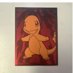 Pokemon Charmander Card Sleeve Red Orange for Pokemon TCG - Image 1
