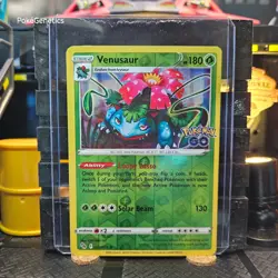Venusaur Pokemon Go Reverse Holo Pokemon TCG 003/078 Rare - Image 1