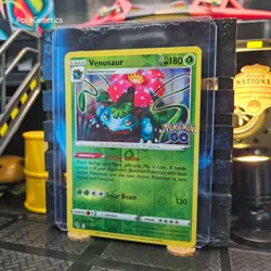 Venusaur Pokemon Go Reverse Holo Pokemon TCG 003/078 Rare - Image 2