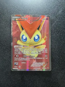 2011 Pokemon TCG Victini 98/101 Noble Victories Full Art HP/DM - Image 1