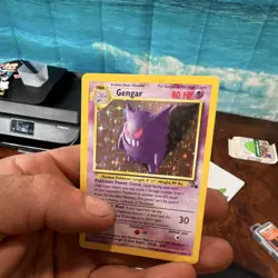 Pokemon TCG Gengar Fossil 5/62 Holo Rare 80 HP 1999 Dark Mind English Unlimited - Image 2