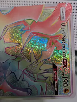Ultra Necrozma GX 140 131 SM Forbidden Light Secret Rare Holo Pokemon Card NMT - Image 2