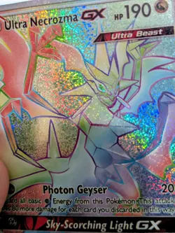 Ultra Necrozma GX 140 131 SM Forbidden Light Secret Rare Holo Pokemon Card NMT - Image 4