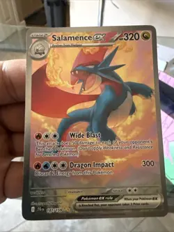Pokemon TCG Salamence EX Journey Together Special Illustration Rare Card 187/159 - Image 1
