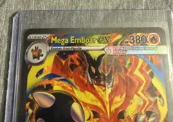 Pokemon ME: Ascended Heroes Mega Emboar ex 273/217 Special Illustration Rare SIR - Image 3
