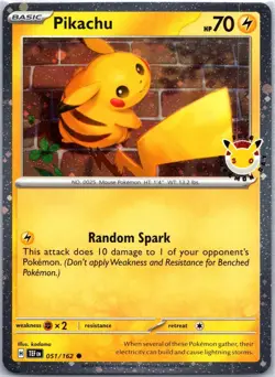 Pikachu (Pokemon Day 2026) 051/162 Holo Miscellaneous Cards & Products NM - Image 1