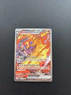 Pokemon TCG Team Rocket's Moltres EX (229/182) SIR Destined Rivals - Pack Fresh - Image 1