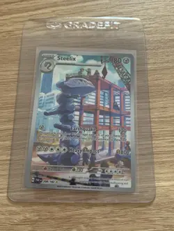 Pokemon Card TCG Steelix 208/182 Illustration Rare – Paradox Rift - Image 1