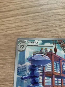 Pokemon Card TCG Steelix 208/182 Illustration Rare – Paradox Rift - Image 3