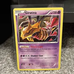 Giratina XY184 Basic 130 HP 110 Attack Regular Pokemon TCG XY Card - Image 1
