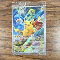 Pokemon TCG Pikachu 027 SV Scarlet & Violet Promo Cards Promo Holo 60 HP - Image 1
