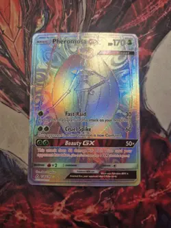 Pokemon Pheromosa GX 158/156 Ultra Prism Secret Rare Full Art 2018 MP - Image 1