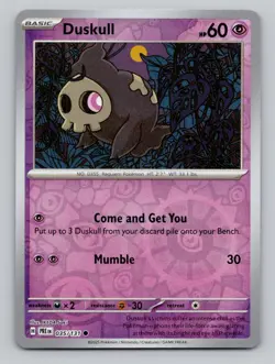 Reverse Holo Duskull #018/064 Common SV: Shrouded Fable Pokemon - Image 1