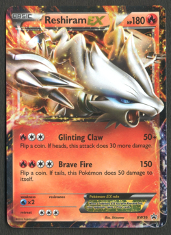 Pokemon TCG: Reshiram EX BW36 Black & White Promo Black Star Promo - Image 1