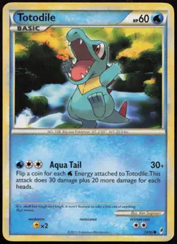 Totodile 74/95 LP Call of Legends Common Pokemon - Image 1