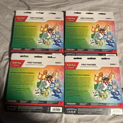 Pokemon TCG: First Partner Illustration Collection Boxes X4 Sealed - Image 2