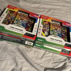 Pokemon TCG: First Partner Illustration Collection Boxes X4 Sealed - Image 3