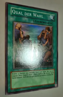 Qual der Wahl # SRL-G049 Super Rare Yu-Gi-Oh Spell Ruler 2003 DE Mint Vintage - Image 2