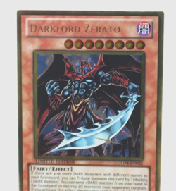 Yugioh Darklord Zerato - GLD4-EN022 - Gold Rare - Limited Edition NM - Image 1