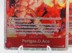 4x Portgas.D.Ace ST15-005 Starter Deck 15: RED Edward.Newgate One Piece NM - Image 2