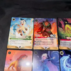 Disney Lorcana Challenge DLC Promo Lot Elsa Simba Let It Go Pegasus Non Foil - Image 2