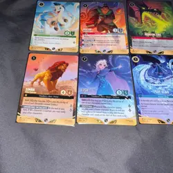 Disney Lorcana Challenge DLC Promo Lot Elsa Simba Let It Go Pegasus Non Foil - Image 4