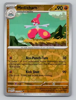 Reverse Holo Medicham #111/198 Uncommon SV01: Scarlet & Violet Base Set Pokemon - Image 1