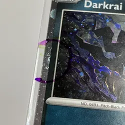 Double Swirl!! 2024 Trick or Trade Darkrai 136/197 COSMOS HOLO Pokemon Card - Image 2