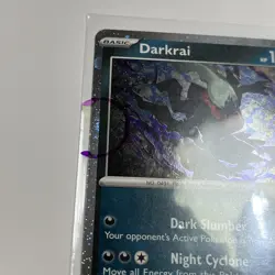 Double Swirl!! 2024 Trick or Trade Darkrai 136/197 COSMOS HOLO Pokemon Card - Image 4