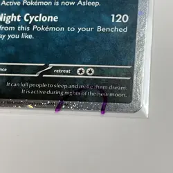 Double Swirl!! 2024 Trick or Trade Darkrai 136/197 COSMOS HOLO Pokemon Card - Image 5