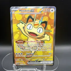 Meowth ex 107/088 Ultra Rare Perfect Order Reverse Holo Pokemon Card - Image 2