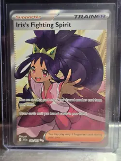 Iris's Fighting Spirit 180/159 Sv09: Journey Together Holo Pokemon TCG Card - Image 1