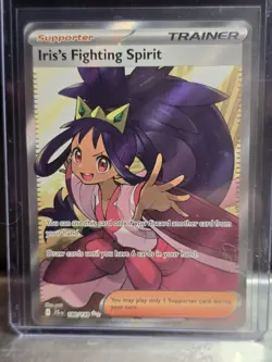 Iris's Fighting Spirit 180/159 Sv09: Journey Together Holo Pokemon TCG Card - Image 2