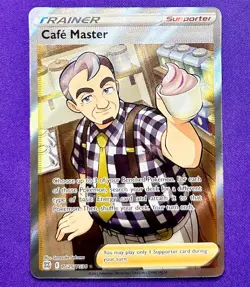 Cafe Master TG25/TG30 | Brilliant Stars Trainer Gallery | Pokemon TCG Card | NM - Image 1